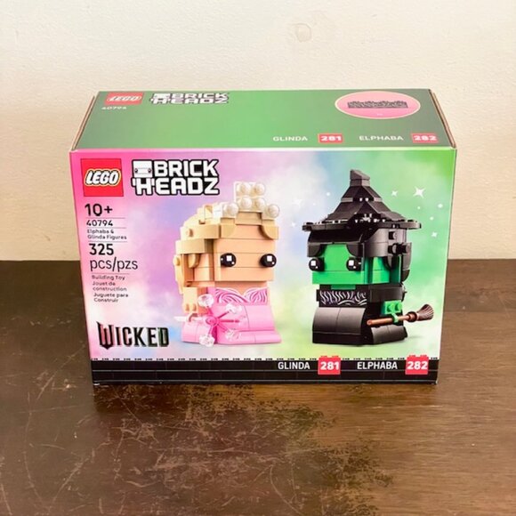 LEGO 40794 Brickheadz Wicked Elphaba & Glinda Figures NIB New in Hand - Picture 4 of 13